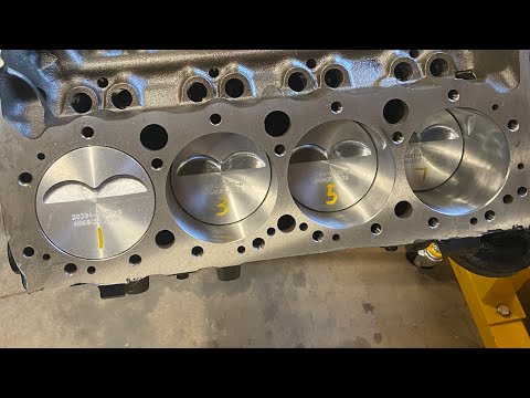Sbc 383 build part 2 - ring gap check and piston install