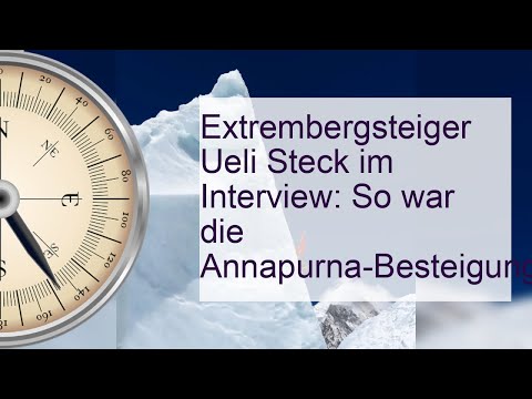 Ueli Steck: ''Bergsteigen ist wie eine Droge'' bs