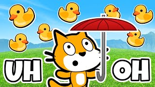 Make a DODGING Game in Scratch 🐤👇 Tutorial