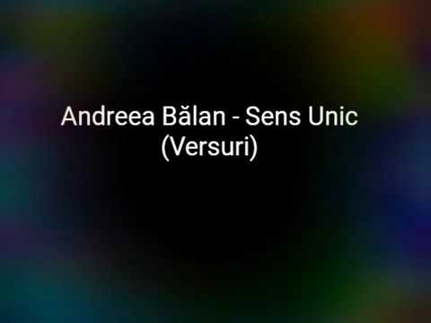 Andreea balan sens unic (versuri)