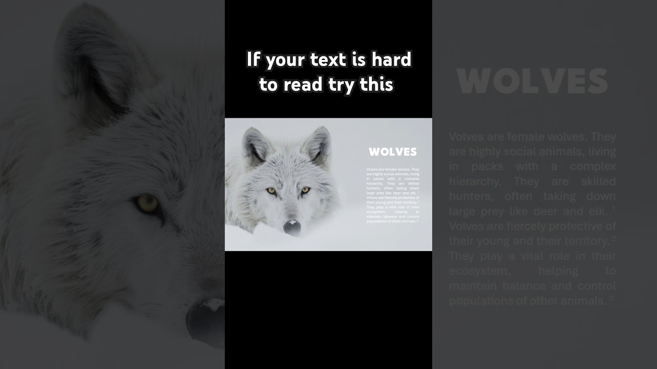 222 If in PowerPoint your text is hard to read try this #powerpoint #tutorial #presentation #ppt