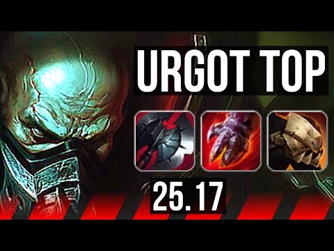 URGOT vs SINGED (TOP) | EUW Master | 25.17