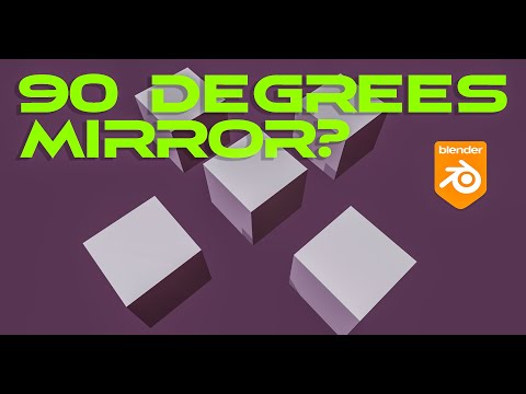 90 DEGREES mirror in Blender - VANILLA vs. HARD OPS