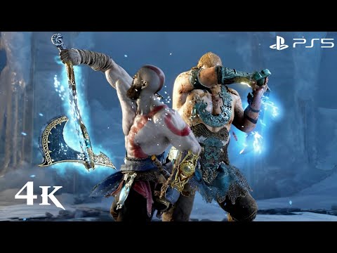 GOD OF WAR 4 - Kratos Vs Thor Son Fight Scene 4K ULTRA HD | PART 8 | (PS5)