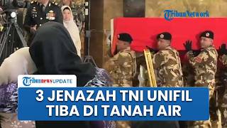 Duka Mendalam, Keluarga Tampak Sambut Kedatangan Tiga Jenazah Prajurit TNI UNIFIL di Tanah Air