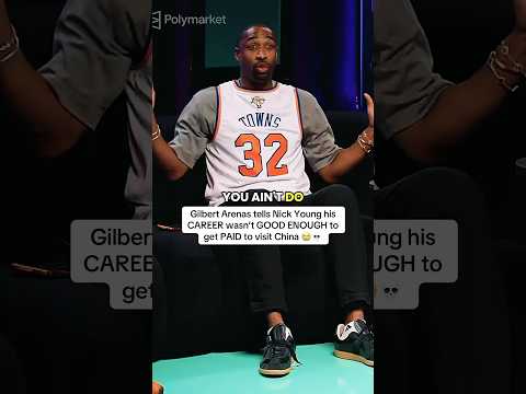 Gilbert Arenas doesn’t know why China still pays Nick Young to visit 😭💀 #gilsarena #nickyoung #nba