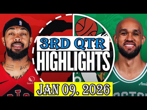 Boston Celtics vs Toronto Raptors 3rd Qtr Jan 09.2026 Highlights | NBA hightlight