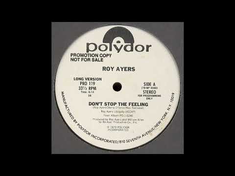 ROY AYERS: "DON'T STOP THE FEELING" [Promo 12'']