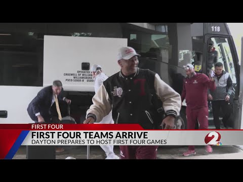 Dayton prepares to host games as First Four teams arrive