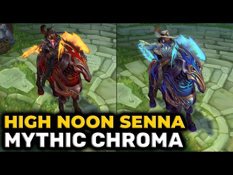 Mythic High Noon Senna Chroma | Chroma Comparison | League of Legends