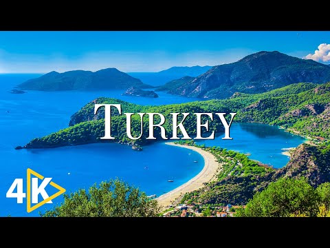 FLYING OVER TURKEY (4K UHD) - Calming Music Along With Beautiful Nature Videos - 4K Video Ultra HD
