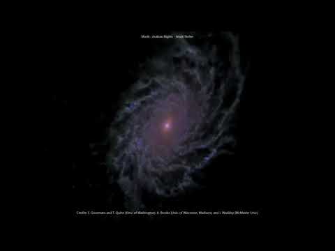 Simulation : Entstehung von Galaxien