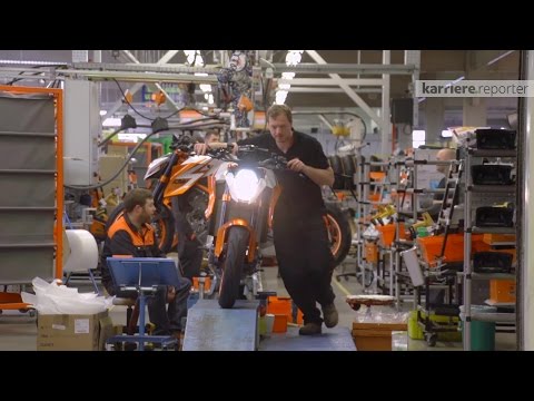 Rundgang durch das Unternehmen KTM auf karriere.at