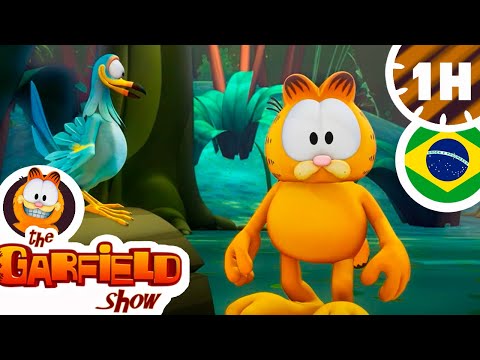 🐱🌿🦁 Garfield na Savana! Compilações Garfield 🐱🌿🦁