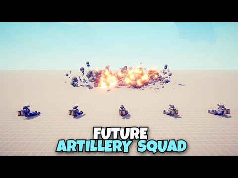 FUTURE ARTILLERY SQUAD VS EVERY FACTION - Totally Accurate Battle Simulator TABS
