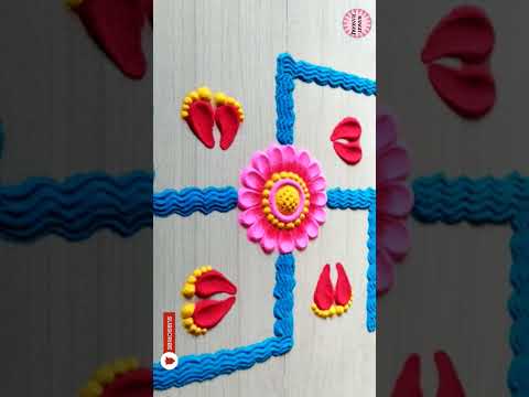 Swastika Rangoli Design shorts