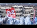 Spektakuläre Sprengung Des Hochhaus "weißer Riese" In Duisburg Am 24.3.2019. In 4K