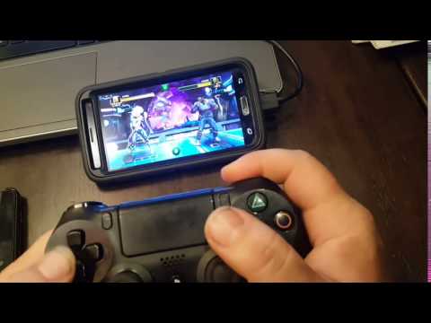 0mega420 playing Marvel Contest of Champions with a PlayStation 4 controller
