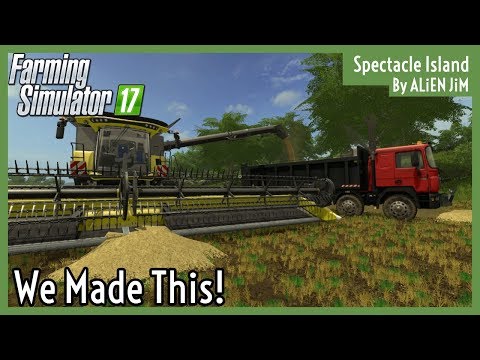 FIRST HARVEST ON A CLEARED FIELD! | Spectacle Island E4 | Let's Play FS17