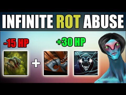 Invisible Rot + Insane HP Regen [Imba Tactics] Dota 2 Ability Draft