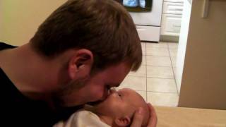 Sucking Dad's Nose 01
