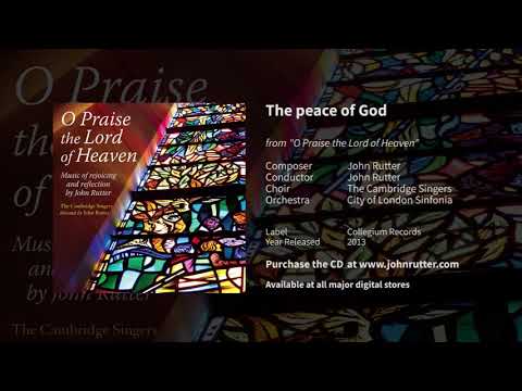 download lagu mp3 mp4 The Peace Of God John Rutter Lyrics, download lagu The Peace Of God John Rutter Lyrics gratis, unduh video klip The Peace Of God John Rutter Lyrics