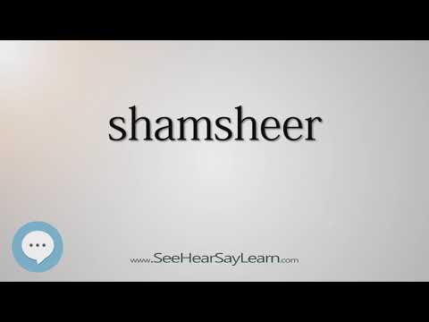 shamsheer (Every English Word Pronounced) 📕🔊🗣️😎✅