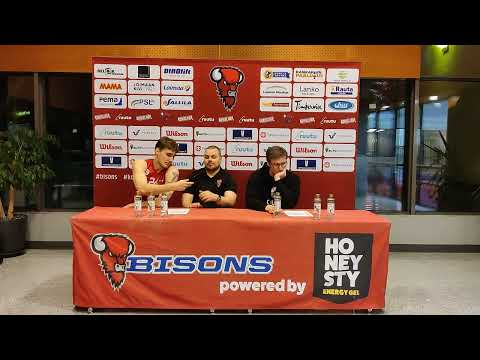 Bisons Loimaa - Oulu Basketball 2.12.2022 (lehdistötilaisuus)