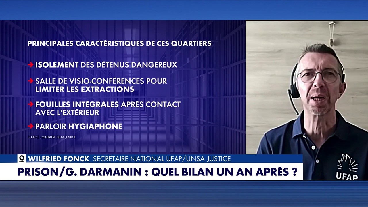 Illustration: QLCO : le ministère vante l'isolement, l'UFAP dénonce des failles à Réos