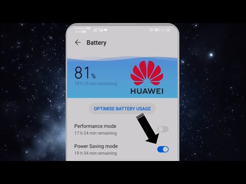 Turn on Power Saving Mode in Huawei