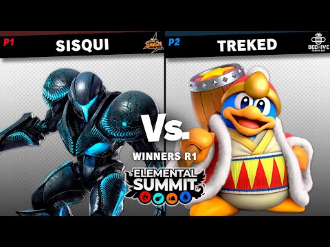 ELEMENTAL SUMMIT - Sisqui (Dark Samus, DK) Vs. Treked (King Dedede, Terry) - Winners R1