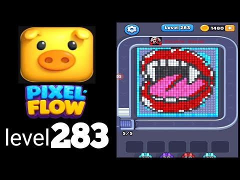 Pixel Flow Level 283 Walkthrough