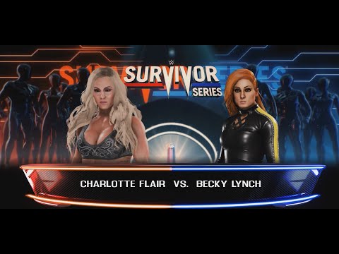 WWE 2K20 Charlotte Flair vs Becky Lynch SURVIVOR SERIES ´21