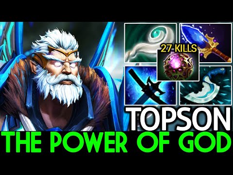 TOPSON [Zeus] The Power of God 27 Kills Crazy Mid Gameplay Dota 2