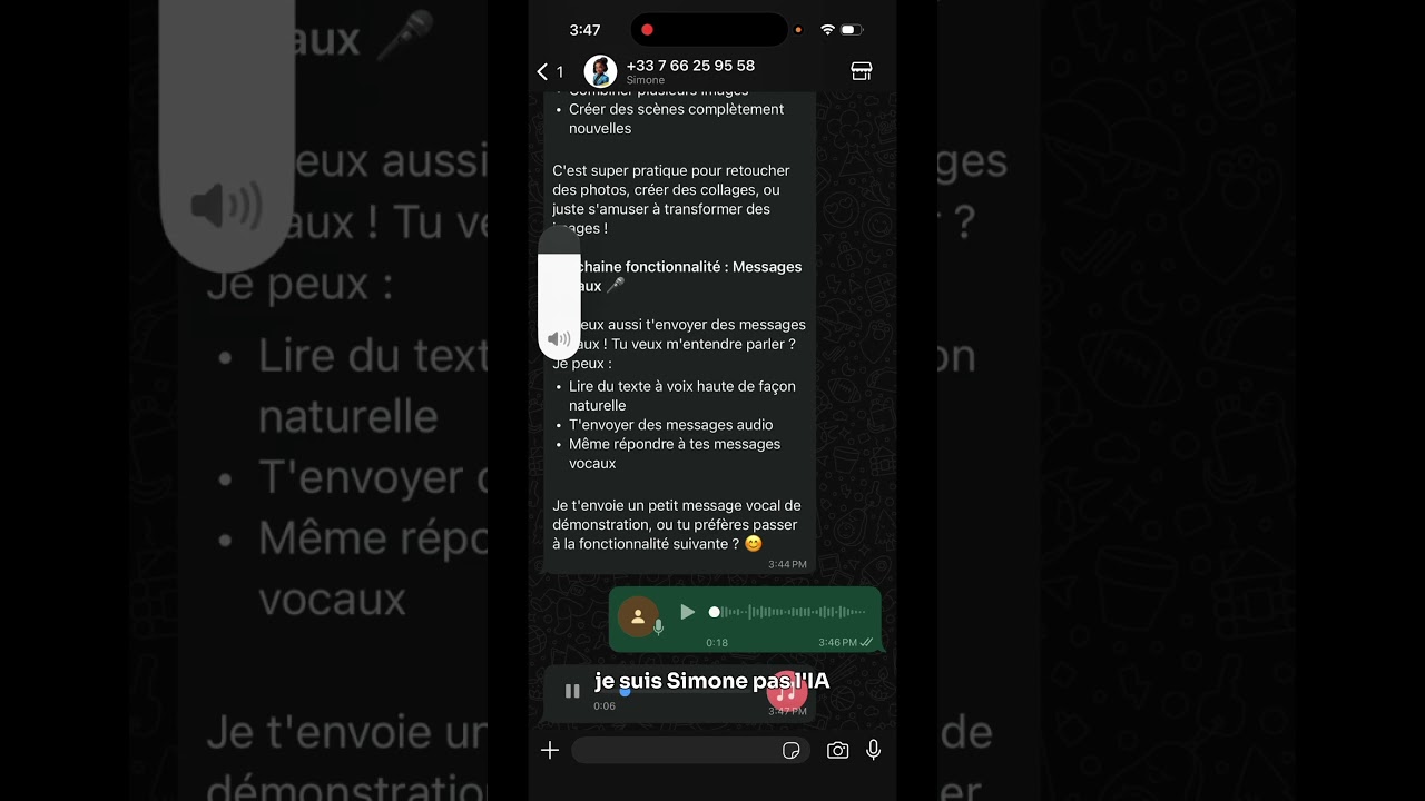 Comment envoyer des vocaux à Simone (et recevoir une réponse audio !)