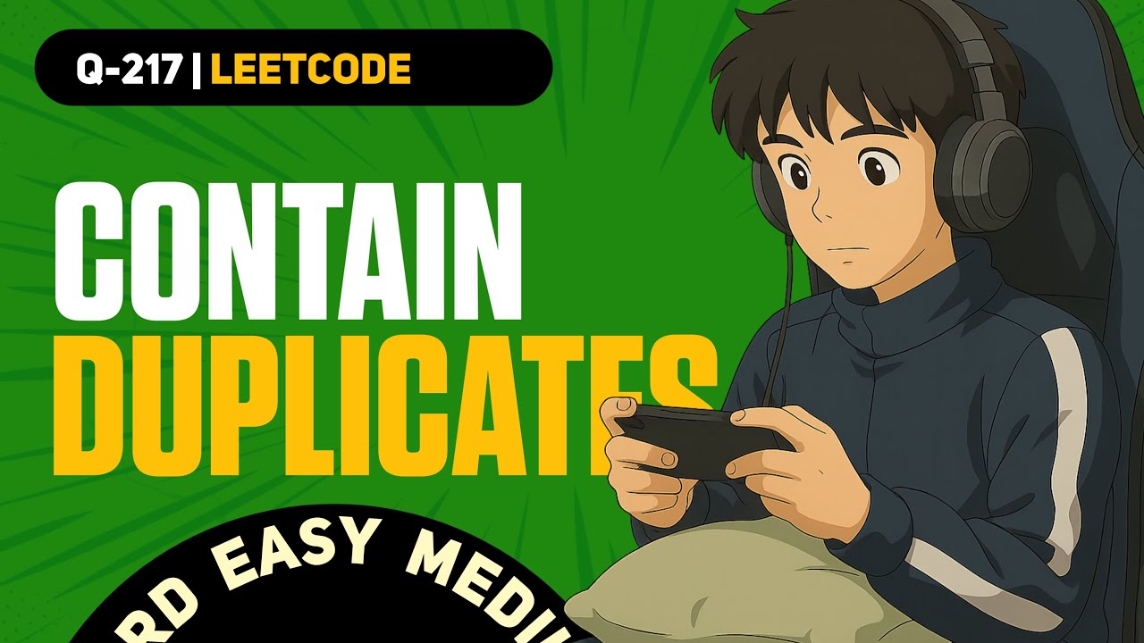 Python Set Trick to Find Duplicates FAST | LeetCode 217 Explained