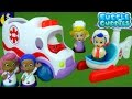 Bubble Guppies Clambulance Bus Rescue Copter Hospital Check Up Center Doctor Molly