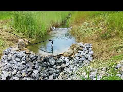 Under $2000 Solar Water Pump Kit for Building a Pond | RPS 400V | Clint from Virginia