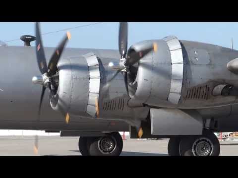 B-29 SuperFortress  Engine Start / Maintenance Check Flight
