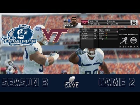 Taming The Heisman Hopeful |ODU Monarchs NCAA 14 Dynasty| Episode 31 (S3)
