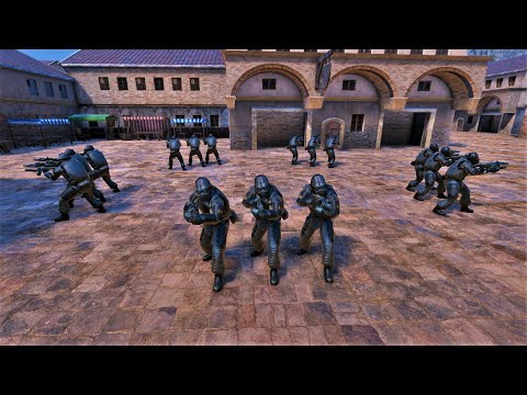 15 Super Soldiers Trapped and Surrounded By 20.000 Zombies - Ultimate Epic Battle Simulator