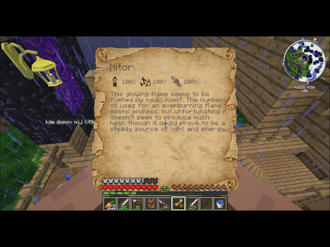 Čarovný Minecraft ep.3 Hořící dům, pštros a twilight