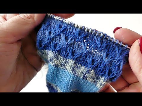 Knitting pattern - sock pattern "criss-cross"