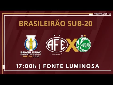 FERROVIÁRIA 2X0 JUVENTUDE - BRASILEIRÃO FEMININO SUB-20