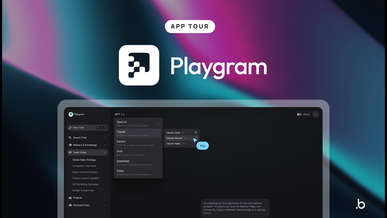 They Built an AI Team Workspace (ChatGPT, Claude, + Gemini TOGETHER) | Bubble App Tours Episode 11