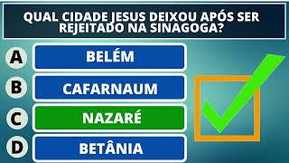 20 PERGUNTAS E RESPOSTAS SOBRE A BÍBLIA NÍVEL FACÍL - QUIZ BÍBLICO