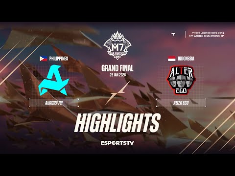 Alter Ego vs Aurora PH HIGHLIGHTS GRAND FINAL M7 World Championship | AE VS RORA ESPORTSTV