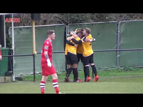 Merstham 3 AFC Hornchurch 0 (26 Jan 19) - Osbourne goal
