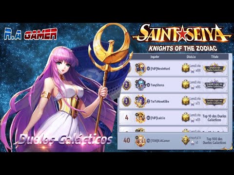 ANALISE EM VIDEO - DICAS PARA MELHORAR NOS DUELOS GALÁCTICOS - SAINT SEIYA AWAKENING