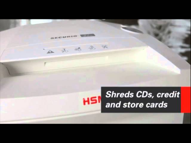 Vídeo relacionado con HSM SECURIO B24 - Destructora de documentos, nivel de seguridad 2, 27 hojas (corte en tiras)